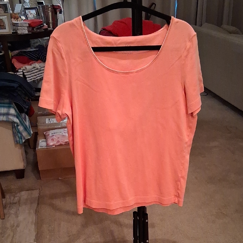 J. Jill Coral Short Sleeve Women's Tee